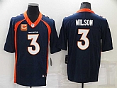 Nike Broncos 3 Russell Wilson Navy C Patch Vapor Untouchable Limited Jersey,baseball caps,new era cap wholesale,wholesale hats